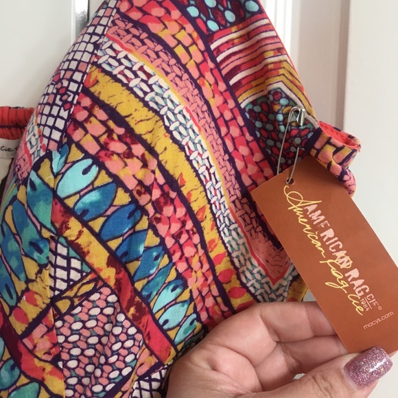 American Rag NWT Nantucket Flamingo Dress - Picture 2 of 11